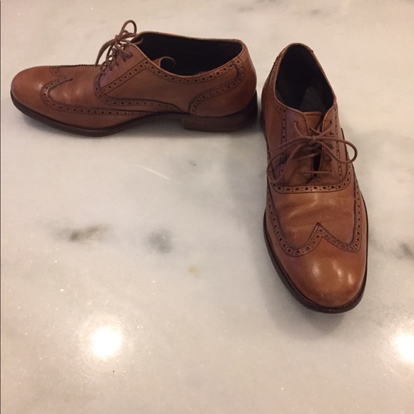 EUC Cole Haan Williams Wing II British Tan Size 12 - Picture 2 of 8